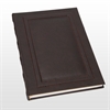 Notesbog - Notesbøger brun italiensk kunstlæder model Barok